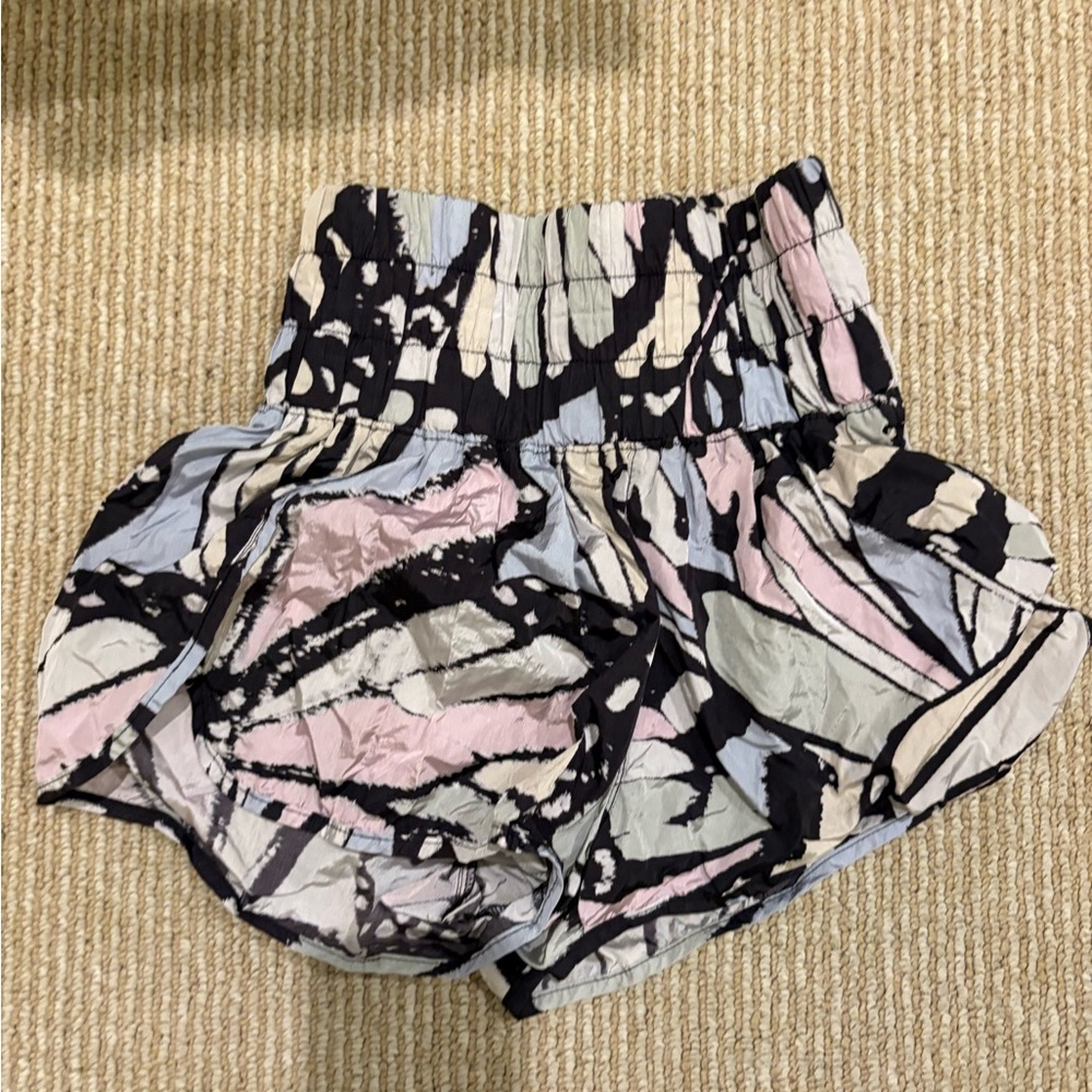 Free people butterfly print shorts